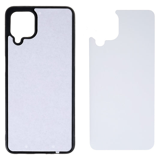 For Samsung Galaxy A12 TPU+PC+Aluminum Sheet Phone Cover Heat Transfer Printing Phone Case