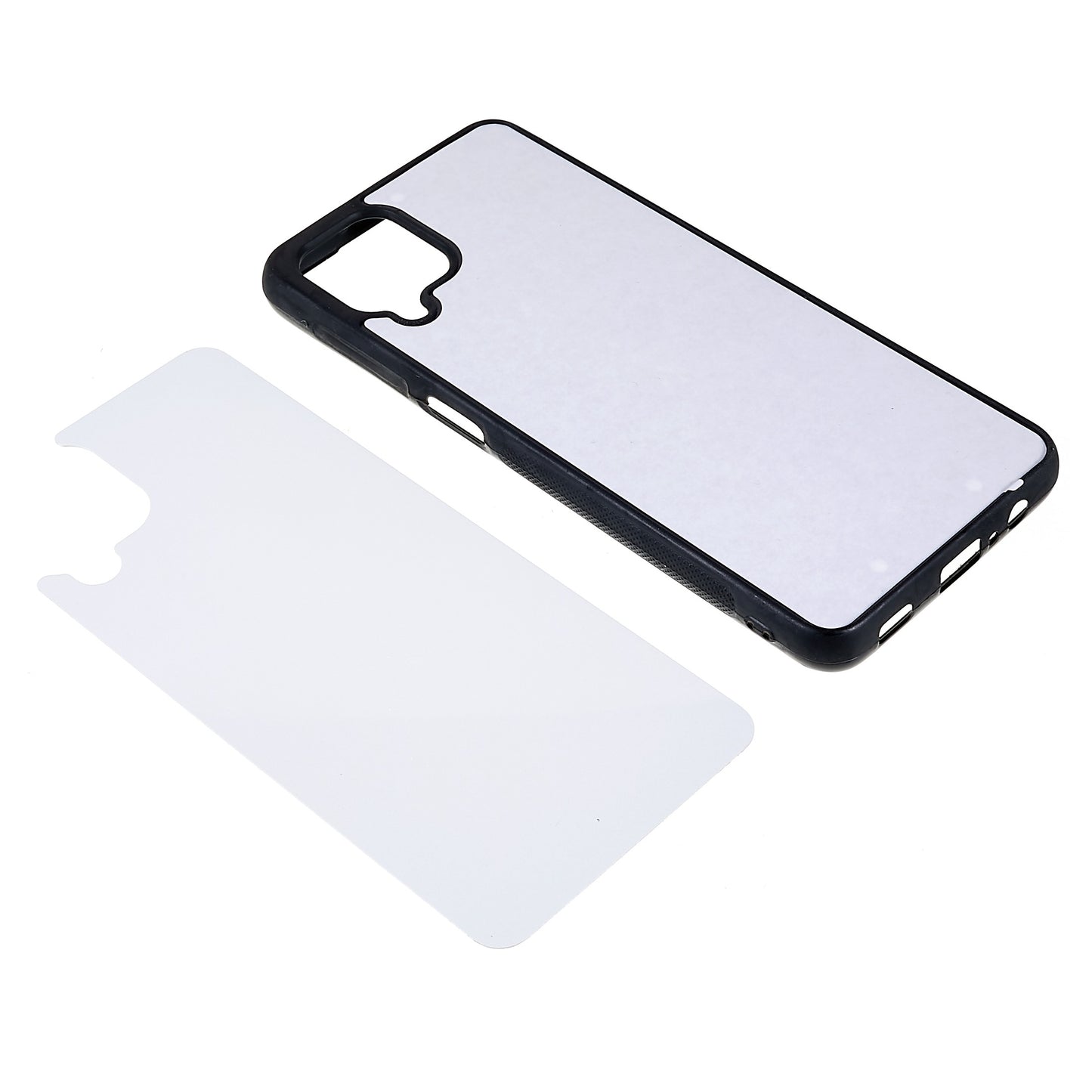For Samsung Galaxy A12 TPU+PC+Aluminum Sheet Phone Cover Heat Transfer Printing Phone Case