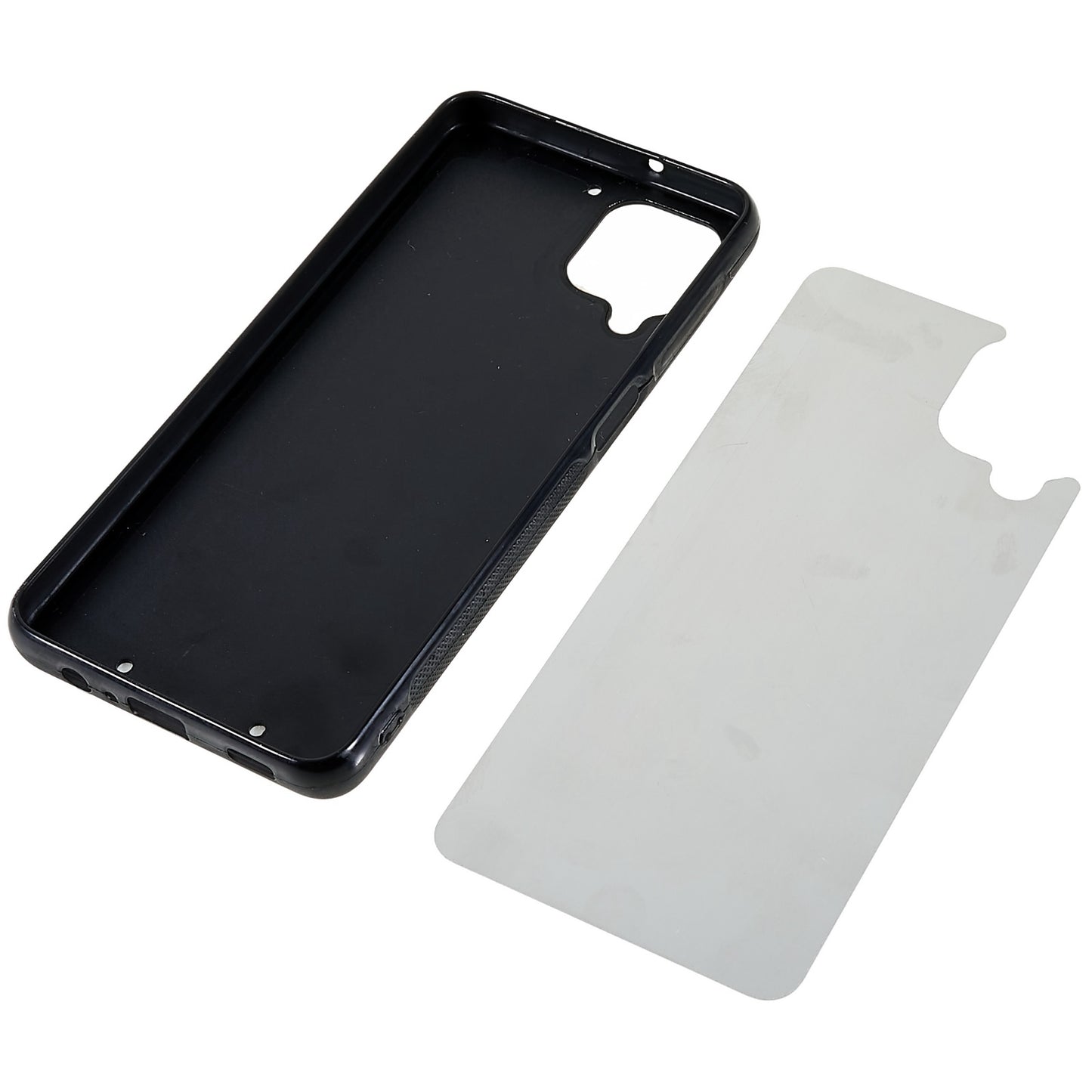 For Samsung Galaxy A12 TPU+PC+Aluminum Sheet Phone Cover Heat Transfer Printing Phone Case