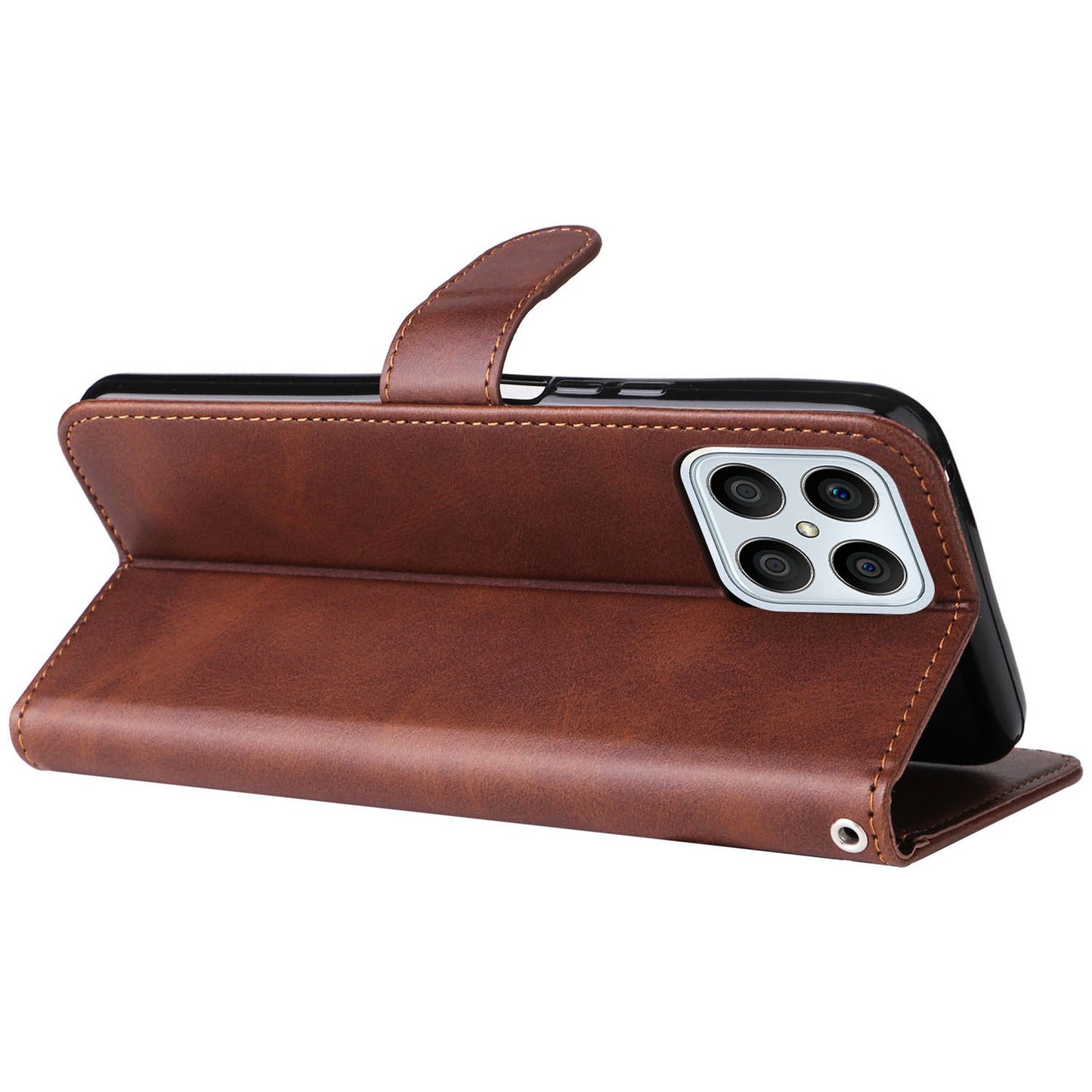 For Honor X8/X30i/Play6T Pro PU Leather Wallet Folio Flip Case Zipper Pocket Stand Shockproof Protective Cover