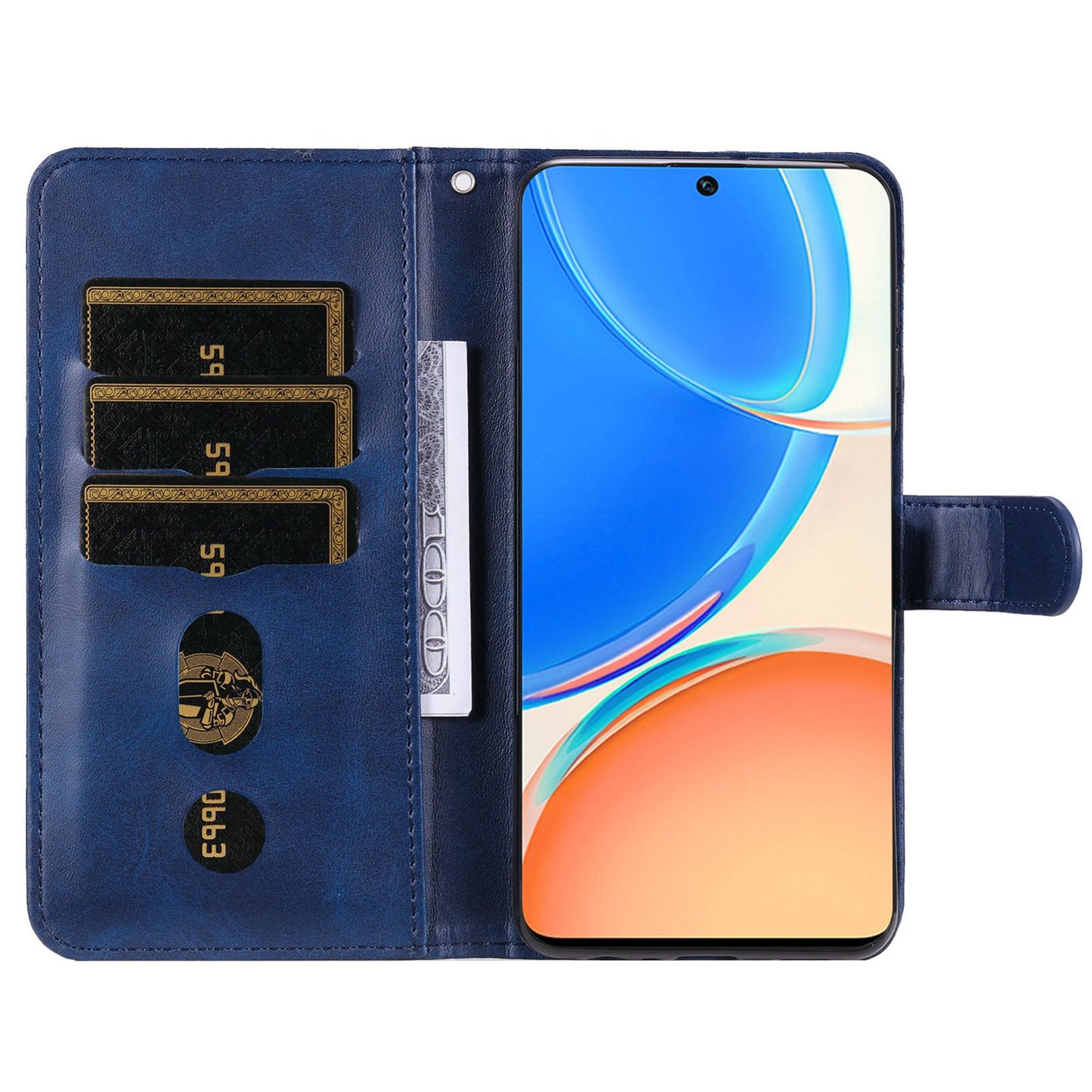 For Honor X8/X30i/Play6T Pro PU Leather Wallet Folio Flip Case Zipper Pocket Stand Shockproof Protective Cover