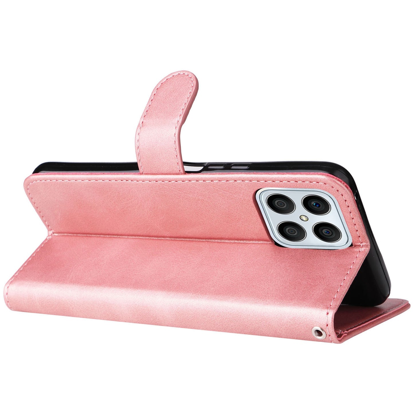 For Honor X8/X30i/Play6T Pro PU Leather Wallet Folio Flip Case Zipper Pocket Stand Shockproof Protective Cover