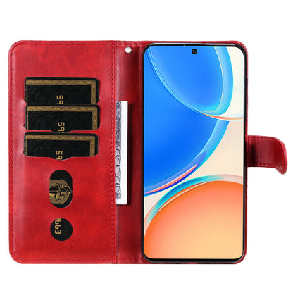 For Honor X8/X30i/Play6T Pro PU Leather Wallet Folio Flip Case Zipper Pocket Stand Shockproof Protective Cover