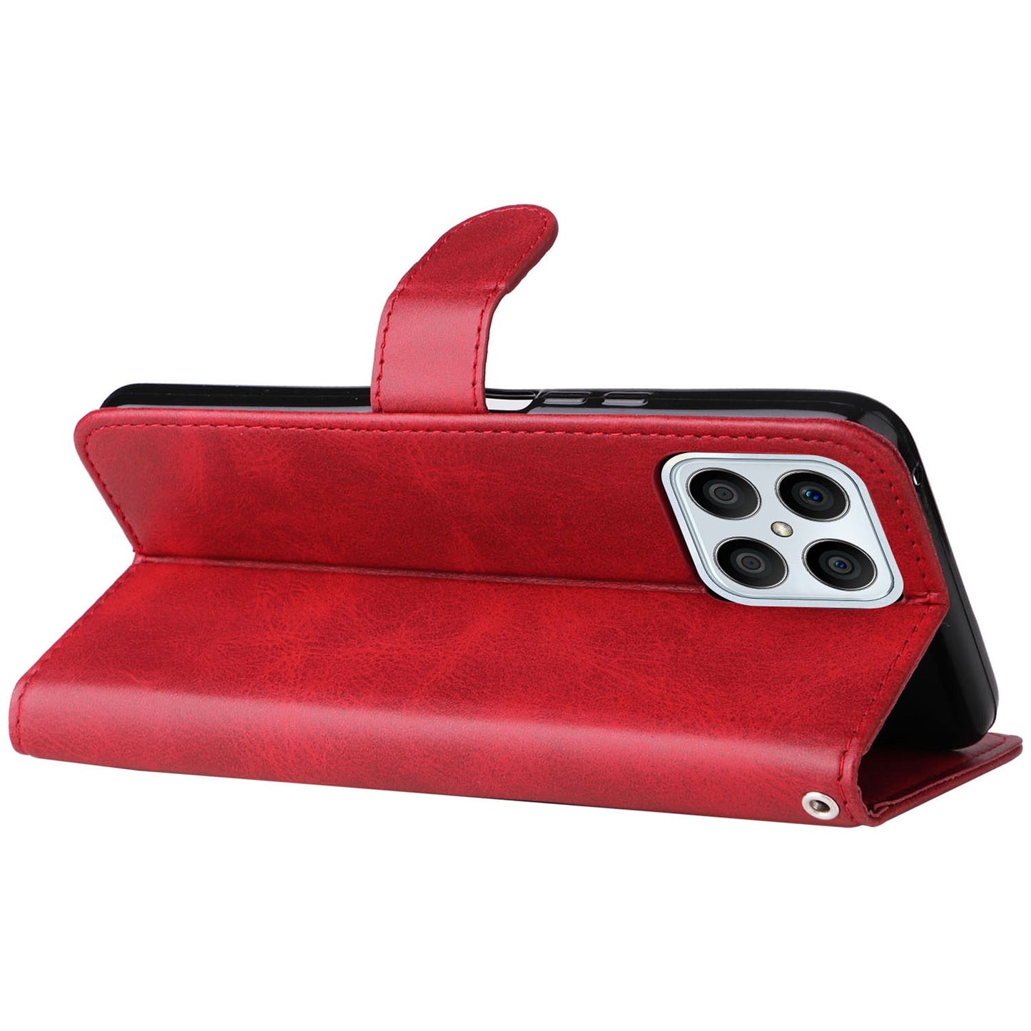 For Honor X8/X30i/Play6T Pro PU Leather Wallet Folio Flip Case Zipper Pocket Stand Shockproof Protective Cover