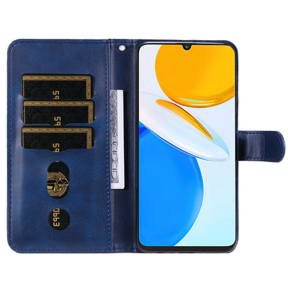For Honor X7/Play 30 Plus 5G Wallet Phone Case PU Leather Zipper Pocket Flip Stand Design Magnetic Closure Cover