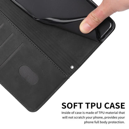For iPhone 13 Pro 6.1 inch Heart Shape Imprinted Skin-touch Feeling Case PU Leather Wallet Viewing Stand Phone Shell with Strap