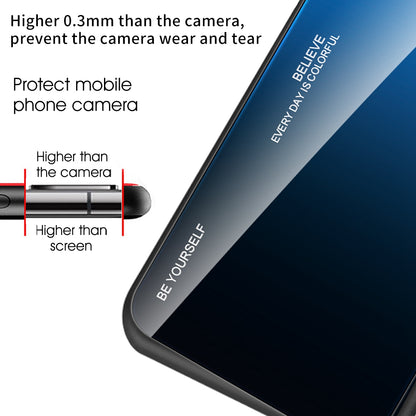 Gradient Color Design Case for Xiaomi 12 5G/12X 5G/12S 5G, Tempered Glass + PC + TPU Well-protected Cover Phone Shell