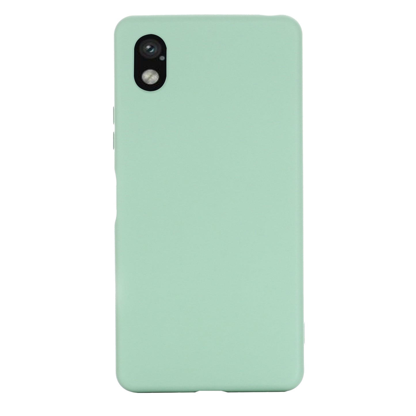 For Sony Xperia Ace III Shockproof Soft Liquid Silicone Phone Case Wear-resistant Precise Cutouts Back Cover with Strap
