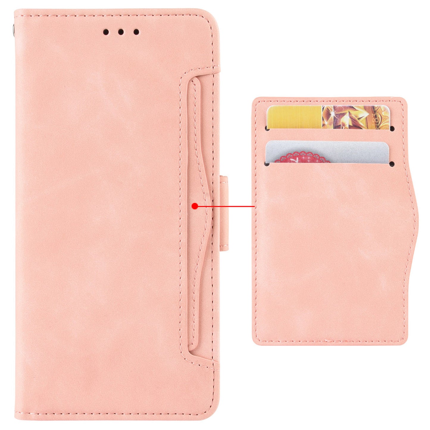 For Infinix Hot 12i 4G Multiple Card Slots PU Leather Cover Double Magnetic Clasp Full-protection Phone Stand Wallet Case