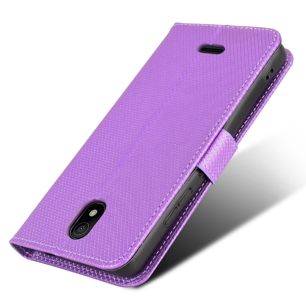 For Nokia C100 4G Diamond Texture Stand Wallet Phone Case PU Leather + TPU Full Protection Cover
