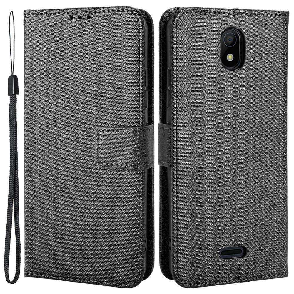 For Nokia C100 4G Diamond Texture Stand Wallet Phone Case PU Leather + TPU Full Protection Cover