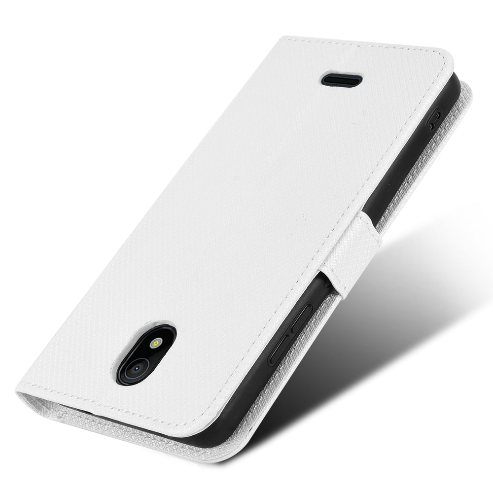 For Nokia C100 4G Diamond Texture Stand Wallet Phone Case PU Leather + TPU Full Protection Cover
