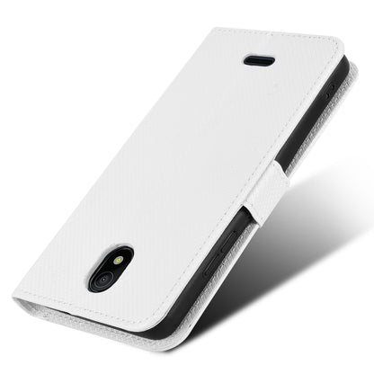 For Nokia C100 4G Diamond Texture Stand Wallet Phone Case PU Leather + TPU Full Protection Cover