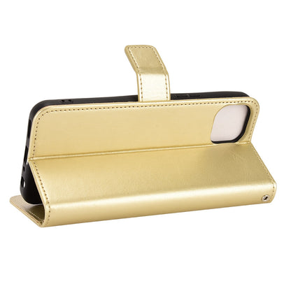 For Wiko T10 4G Phone Stand Wallet Case Crazy Horse Texture PU Leather Cover Protective Shell