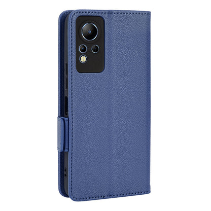 For Infinix Note 12 4G X663, X663C, X663D PU Leather Litchi Texture Phone Case Stand Function Dual Magnetic Clasp Flip Wallet Cover