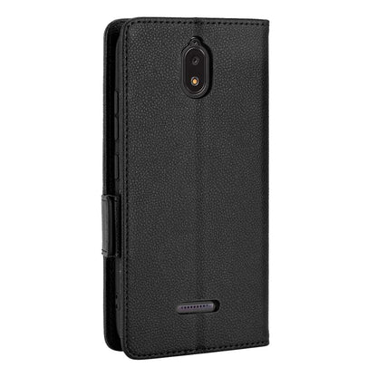 For Hot Pepper Serrano 3 PU Leather Secure Dual Magnetic Clasp Case Litchi Texture Stand Shockproof Flip Wallet Cover