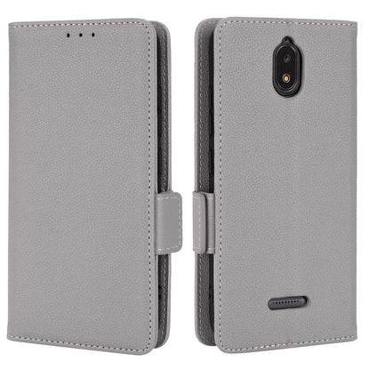 For Hot Pepper Serrano 3 PU Leather Secure Dual Magnetic Clasp Case Litchi Texture Stand Shockproof Flip Wallet Cover