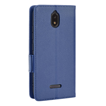 For Hot Pepper Serrano 3 PU Leather Secure Dual Magnetic Clasp Case Litchi Texture Stand Shockproof Flip Wallet Cover