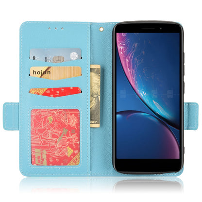 For Hot Pepper Serrano 3 PU Leather Secure Dual Magnetic Clasp Case Litchi Texture Stand Shockproof Flip Wallet Cover