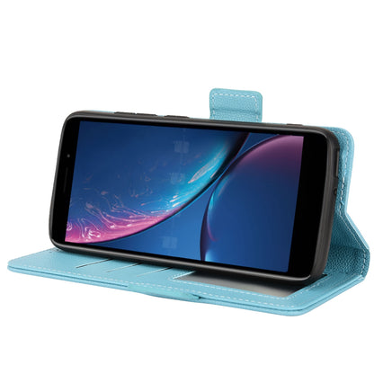 For Hot Pepper Serrano 3 PU Leather Secure Dual Magnetic Clasp Case Litchi Texture Stand Shockproof Flip Wallet Cover