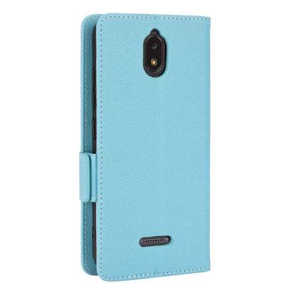 For Hot Pepper Serrano 3 PU Leather Secure Dual Magnetic Clasp Case Litchi Texture Stand Shockproof Flip Wallet Cover