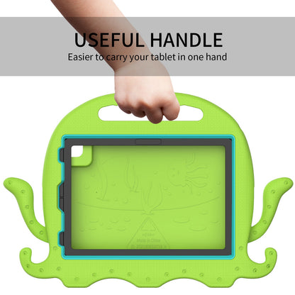 For iPad Pro 11-inch (2018)/(2020)/(2021) EVA Protective Case Cute Cartoon Octopus Anti-Scratch Cover Shockproof Portable Tablet Case with Shoulder Strap