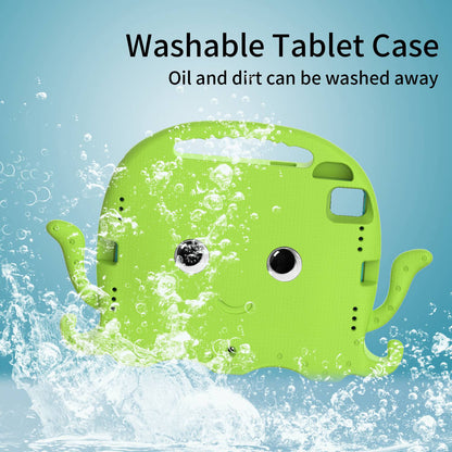 For iPad Pro 11-inch (2018)/(2020)/(2021) EVA Protective Case Cute Cartoon Octopus Anti-Scratch Cover Shockproof Portable Tablet Case with Shoulder Strap