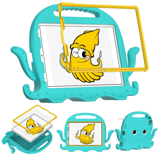 For iPad Pro 11-inch (2018)/(2020)/(2021) EVA Protective Case Cute Cartoon Octopus Anti-Scratch Cover Shockproof Portable Tablet Case with Shoulder Strap