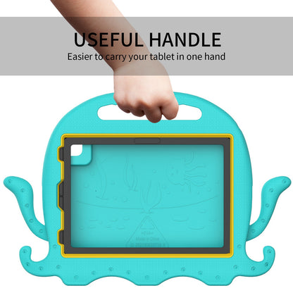 For iPad Pro 11-inch (2018)/(2020)/(2021) EVA Protective Case Cute Cartoon Octopus Anti-Scratch Cover Shockproof Portable Tablet Case with Shoulder Strap