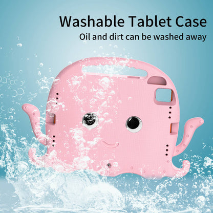 For iPad Pro 11-inch (2018)/(2020)/(2021) EVA Protective Case Cute Cartoon Octopus Anti-Scratch Cover Shockproof Portable Tablet Case with Shoulder Strap