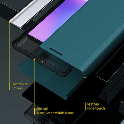 For Honor X8/X30i PU Leather Stand Function Case Fall Proof Magnetic Absorption Electroplating Cell Phone Cover