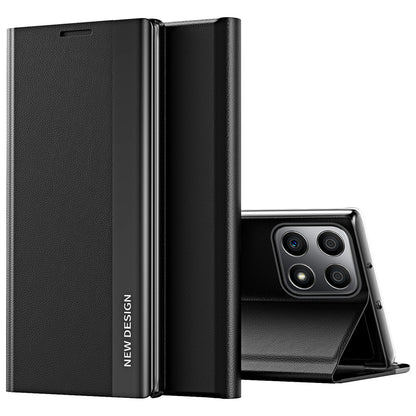 For Honor X8/X30i PU Leather Stand Function Case Fall Proof Magnetic Absorption Electroplating Cell Phone Cover