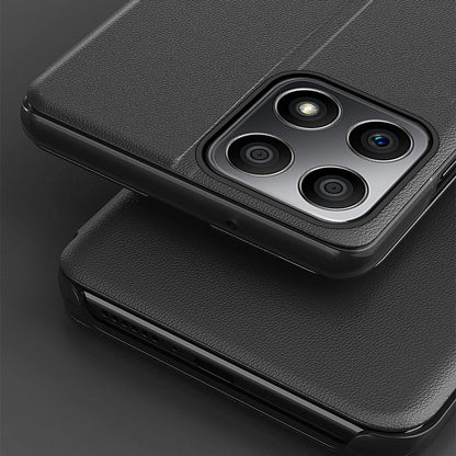 For Honor X8/X30i Magnetic Auto Closing Phone Case Clear View Window Stand Feature Bump Proof Leather Protective Shell