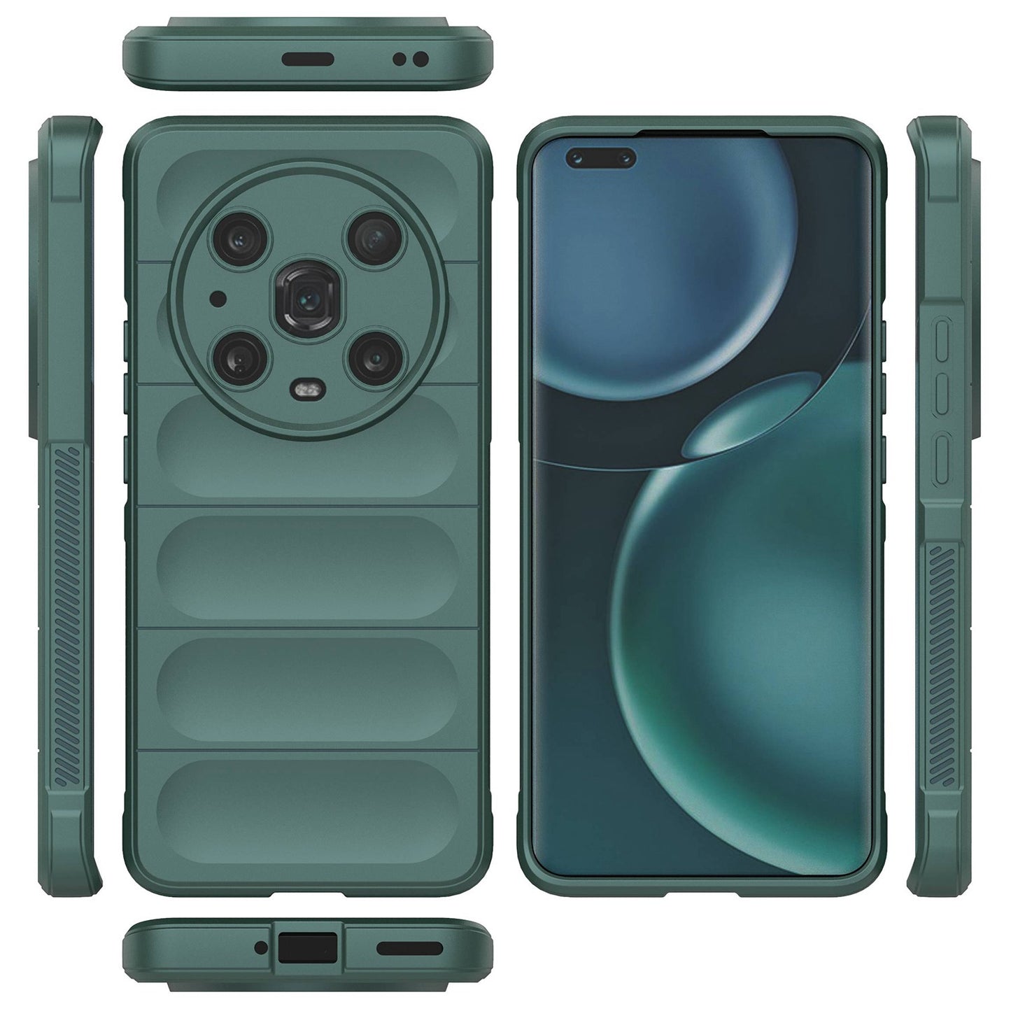 For Honor Magic4 Pro 5G Anti-drop Flexible TPU Phone Protective Case Anti-scratch Smartphone Back Cover