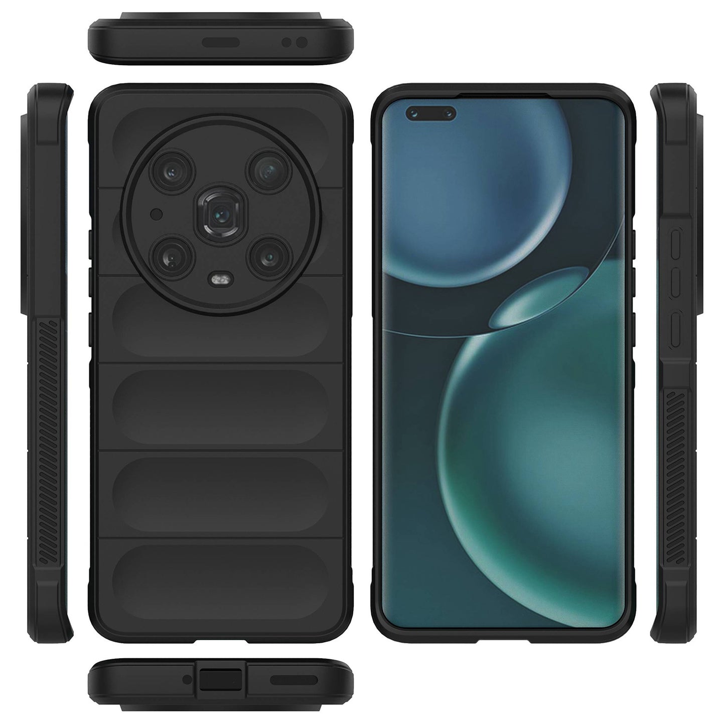 For Honor Magic4 Pro 5G Anti-drop Flexible TPU Phone Protective Case Anti-scratch Smartphone Back Cover