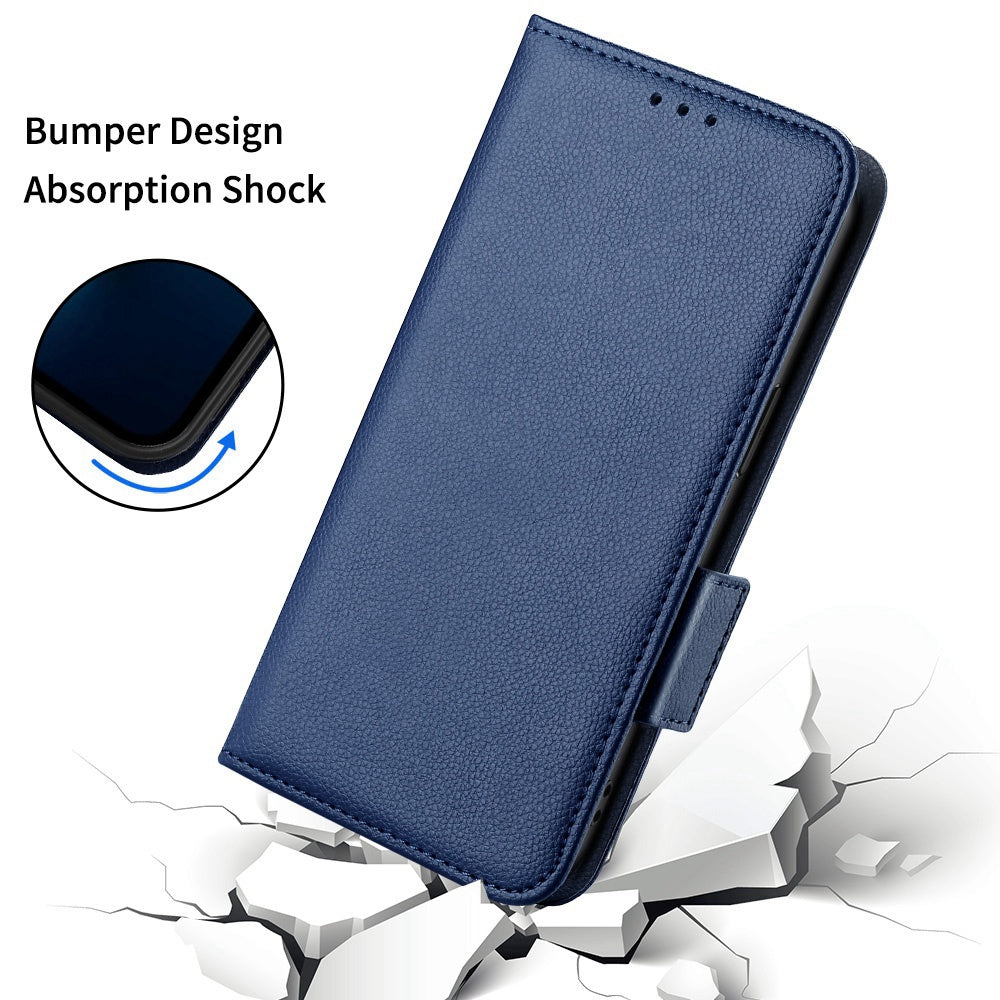 For Samsung Galaxy Z Fold3 5G Side Magnetic Clasp Litchi Texture PU Leather Phone Case Stand Wallet Folio Flip Cover
