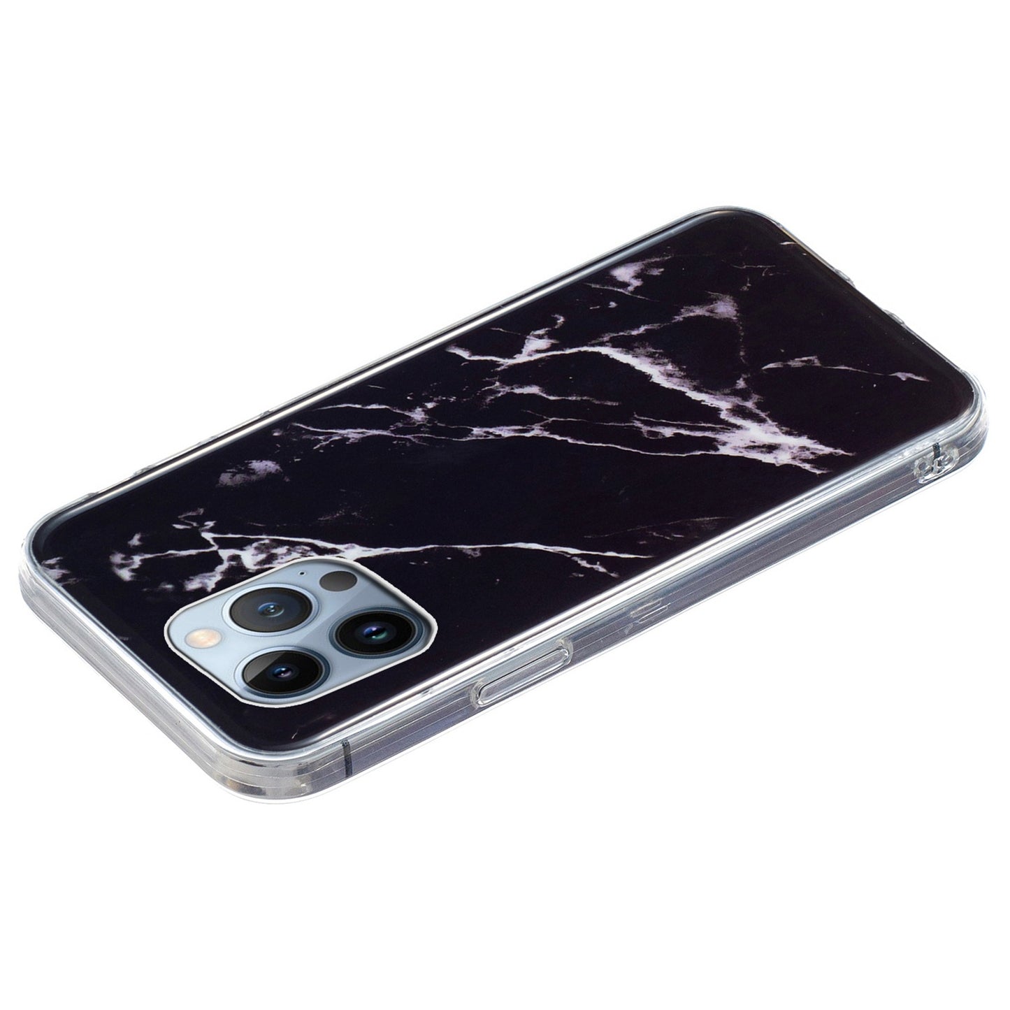For iPhone 13 Pro 6.1 inch Phone Case TPU Case IMD Marbling Pattern Printing Design Phone Back Cover