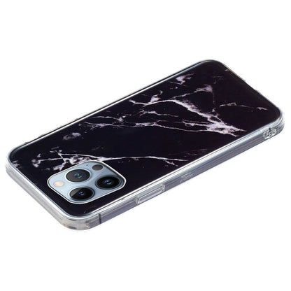 For iPhone 13 Pro 6.1 inch Phone Case TPU Case IMD Marbling Pattern Printing Design Phone Back Cover