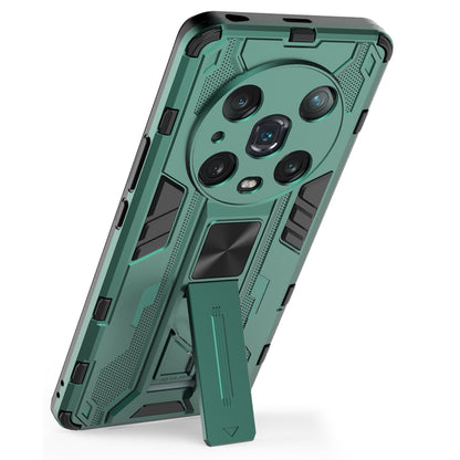 For Honor Magic4 Pro 5G Hybrid Kickstand Phone Case Hard PC Soft TPU Shock-Absorbing Cover