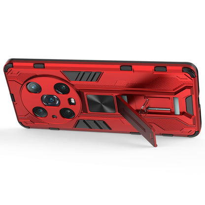 For Honor Magic4 Pro 5G Hybrid Kickstand Phone Case Hard PC Soft TPU Shock-Absorbing Cover