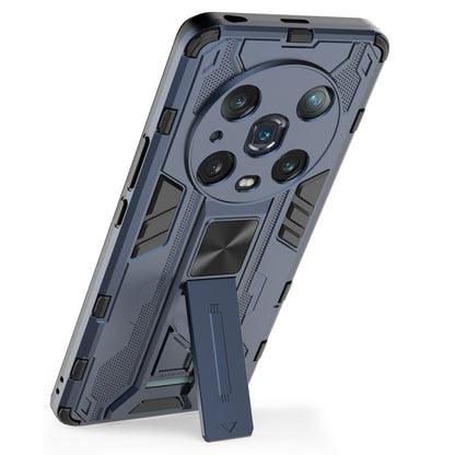 For Honor Magic4 Pro 5G Hybrid Kickstand Phone Case Hard PC Soft TPU Shock-Absorbing Cover