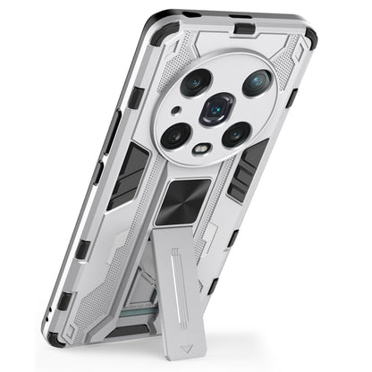 For Honor Magic4 Pro 5G Hybrid Kickstand Phone Case Hard PC Soft TPU Shock-Absorbing Cover