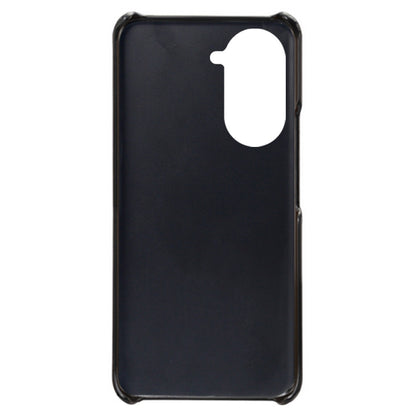 For Huawei nova 10 4G Anti-shock Dual Card Slots Holder Protective Case PU Leather Coated Hard PC Phone Shell