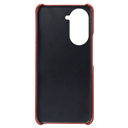 For Huawei nova 10 4G Anti-shock Dual Card Slots Holder Protective Case PU Leather Coated Hard PC Phone Shell