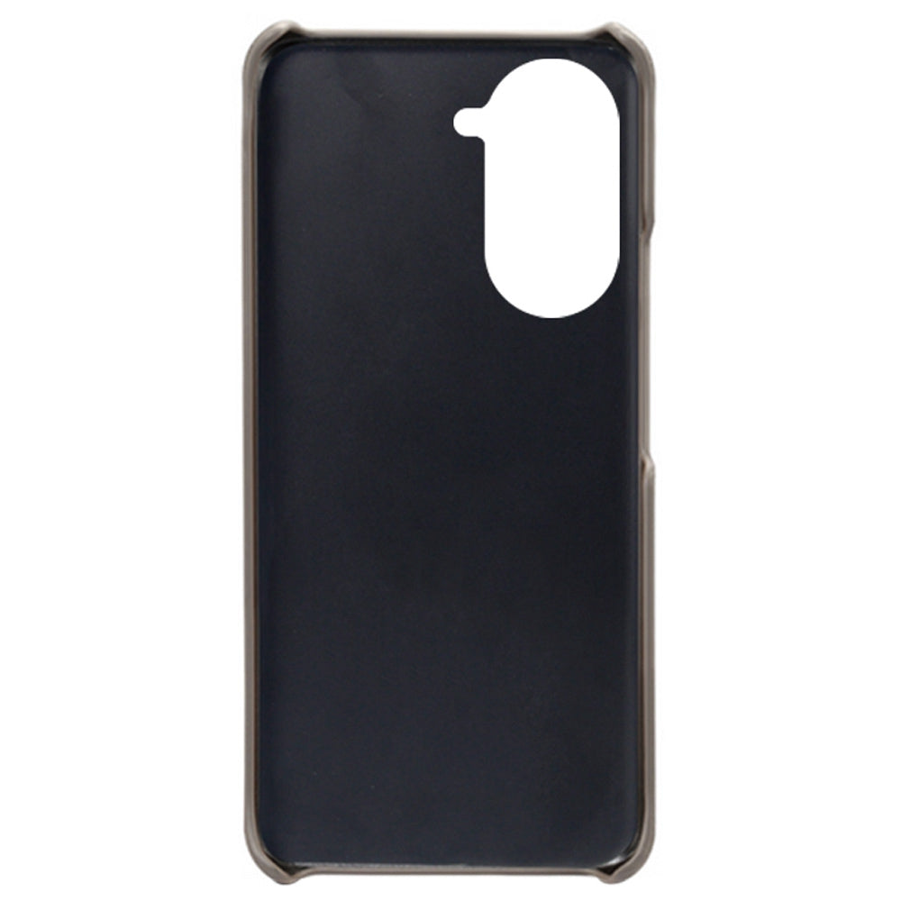 For Huawei nova 10 4G Anti-shock Dual Card Slots Holder Protective Case PU Leather Coated Hard PC Phone Shell
