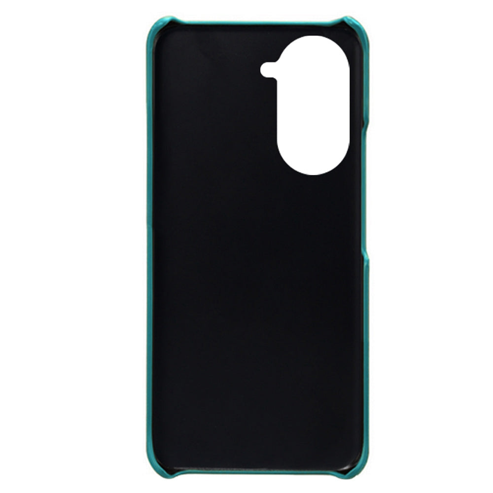 For Huawei nova 10 4G Anti-shock Dual Card Slots Holder Protective Case PU Leather Coated Hard PC Phone Shell