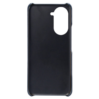 For Huawei nova 10 Pro 4G Dual Card Slots Holder Well-protected Case PU Leather Coated Hard PC Anti-shock Phone Shell