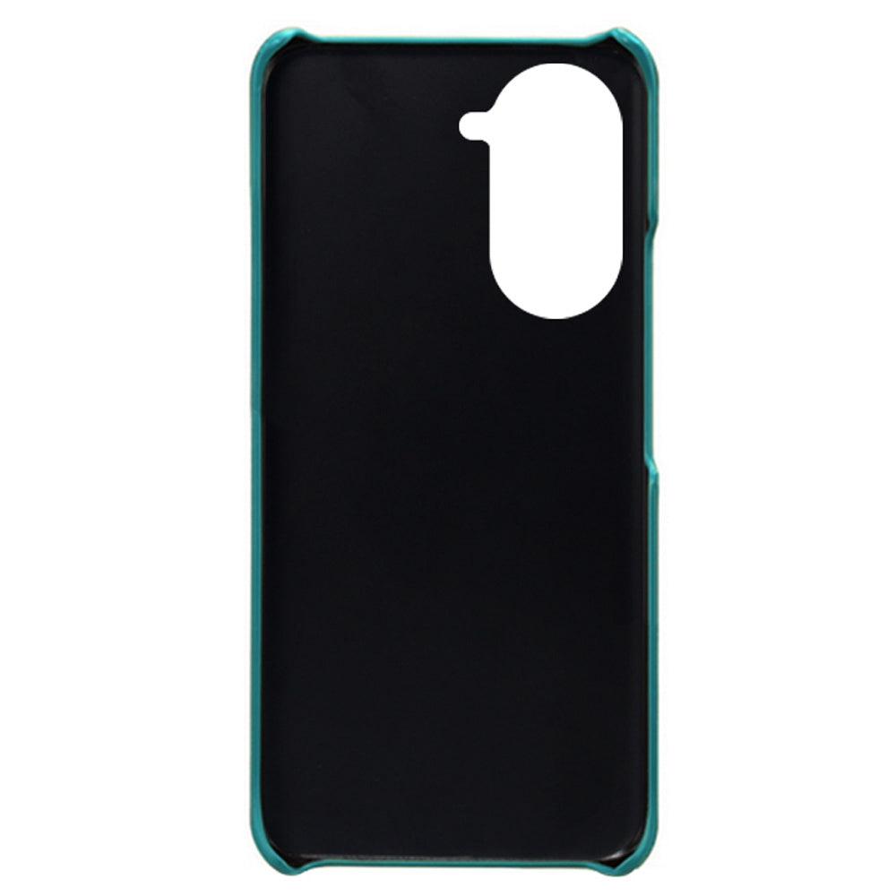 For Huawei nova 10 Pro 4G Dual Card Slots Holder Well-protected Case PU Leather Coated Hard PC Anti-shock Phone Shell