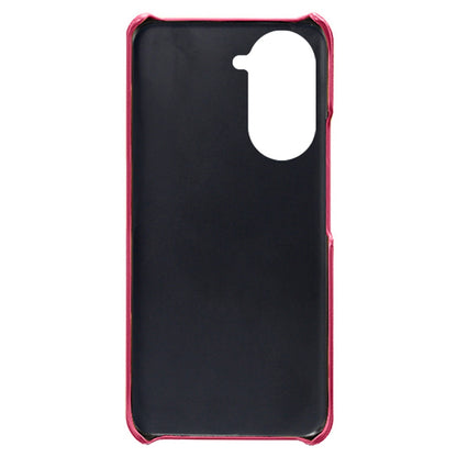 For Huawei nova 10 Pro 4G Dual Card Slots Holder Well-protected Case PU Leather Coated Hard PC Anti-shock Phone Shell