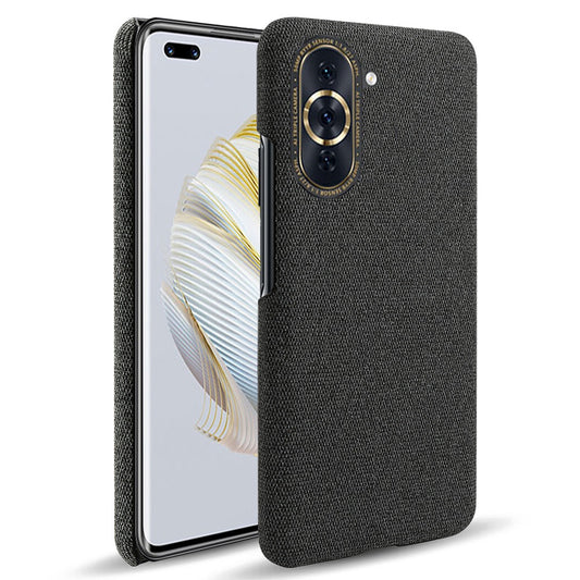 For Huawei nova 10 4G Lightweight Phone Case Solid Color Cloth Fabric Drop-proof Phone Cover